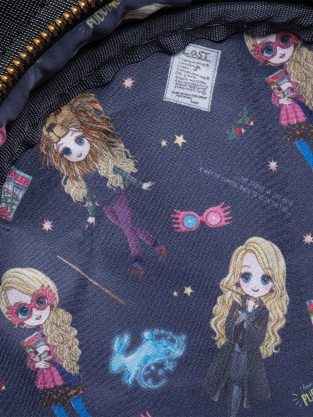 Loungefly Harry Potter Luna Lovegood Mini Backpack Lion Head Cosplay Bag New - Picture 5 of 5